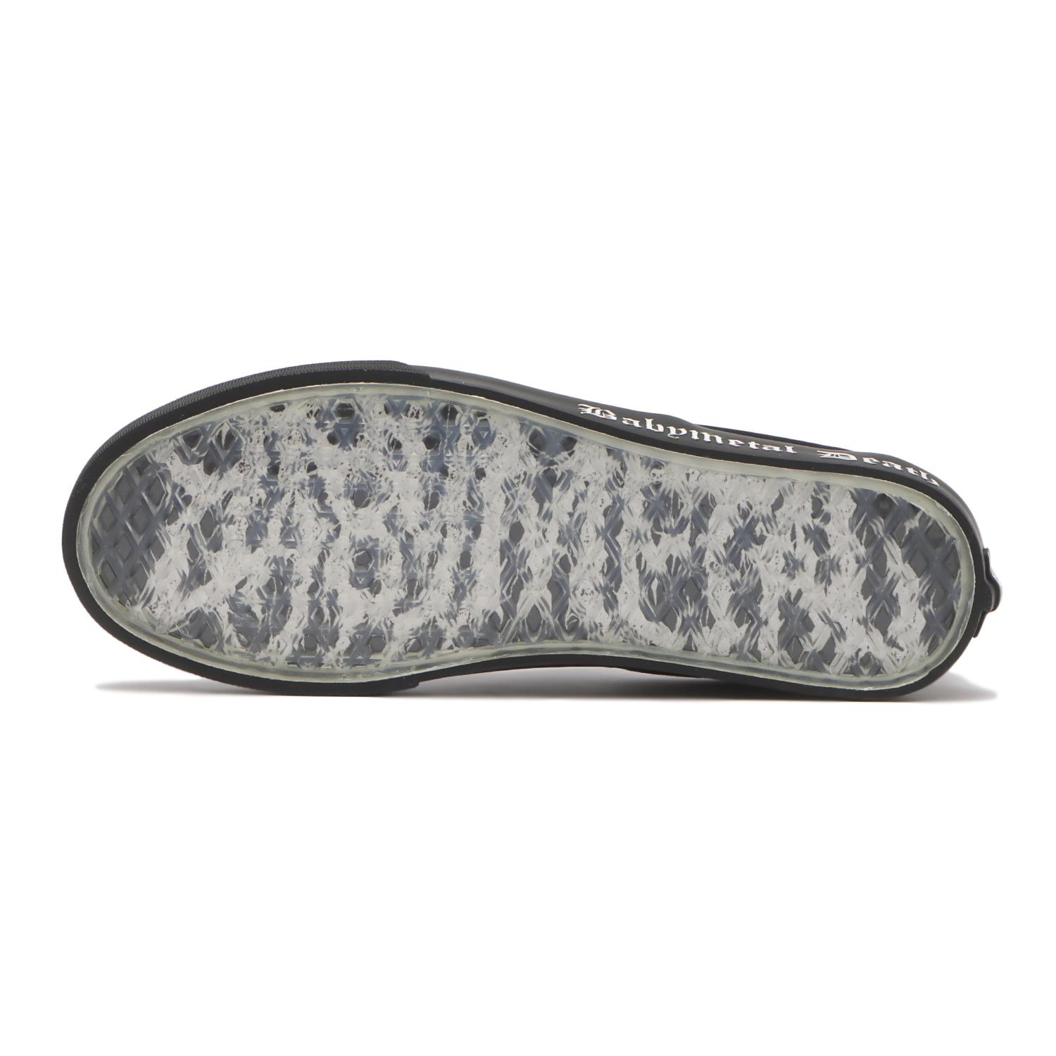 【VANS】 ヴァンズ SLIP ON スリッポン V98CF BABYMETAL BLACK/WHITE BLACK/WHITE