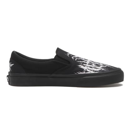 【VANS】 ヴァンズ SLIP ON スリッポン V98CF BABYMETAL BLACK/WHITE BLACK/WHITE