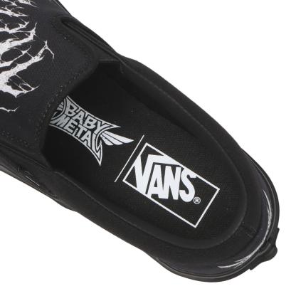 【VANS】 ヴァンズ SLIP ON スリッポン V98CF BABYMETAL BLACK/WHITE BLACK/WHITE