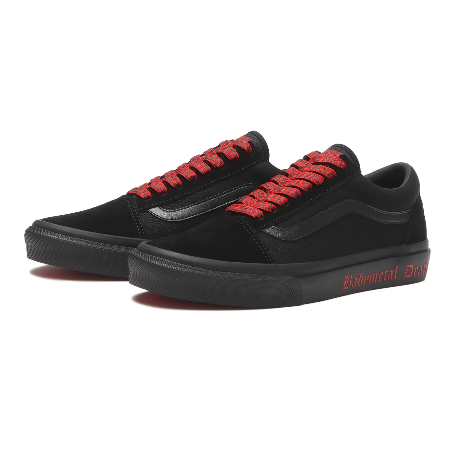 【VANS】 ヴァンズ OLD SKOOL オールドスクール V36CF BABYMETAL BLACK/RED BLACK/RED
