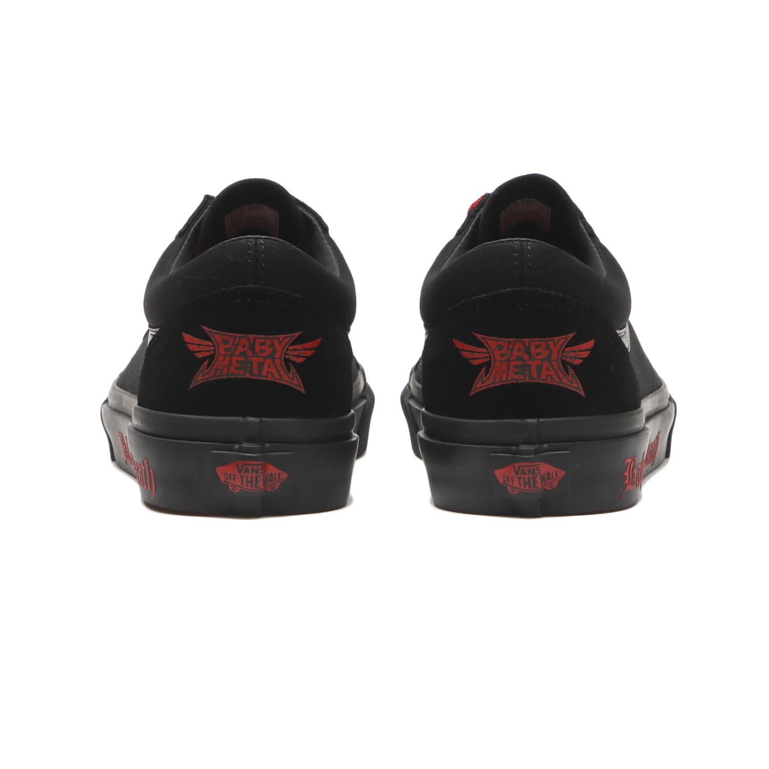 【VANS】 ヴァンズ OLD SKOOL オールドスクール V36CF BABYMETAL BLACK/RED BLACK/RED