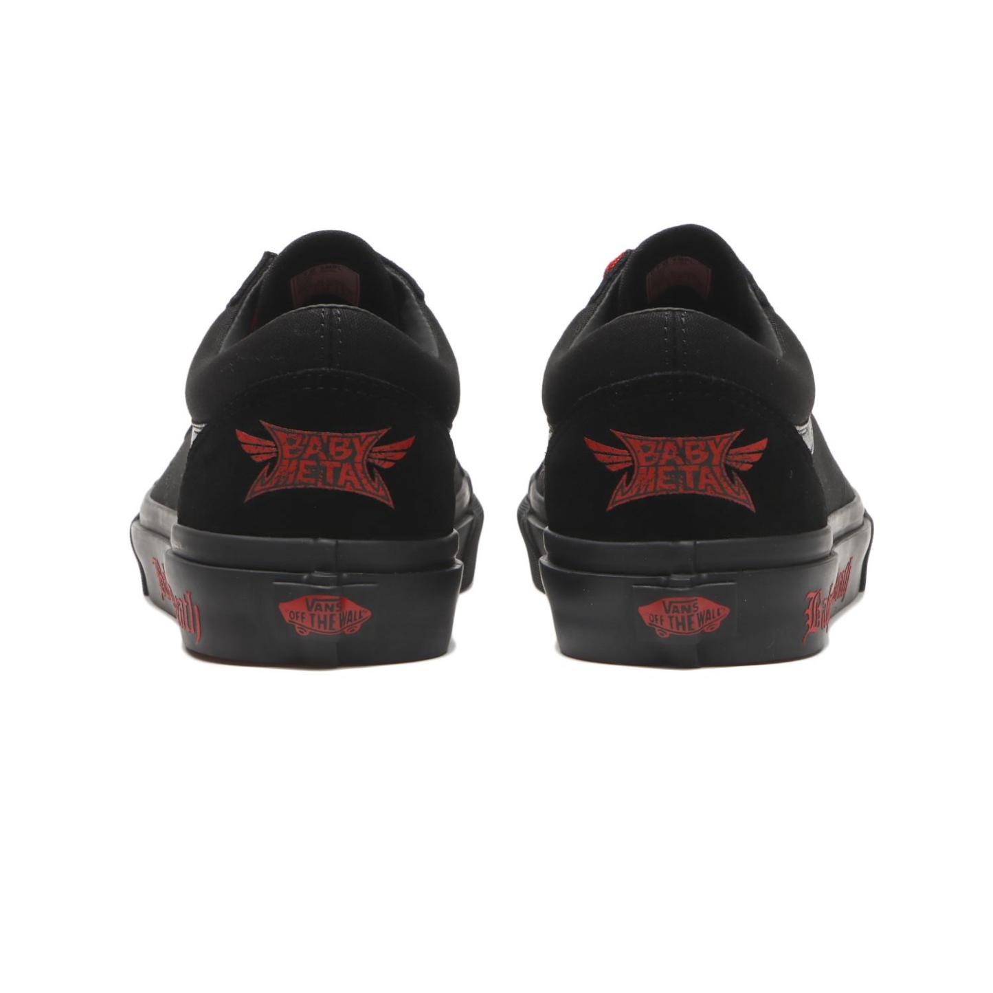【VANS】 ヴァンズ OLD SKOOL オールドスクール V36CF BABYMETAL BLACK/RED BLACK/RED