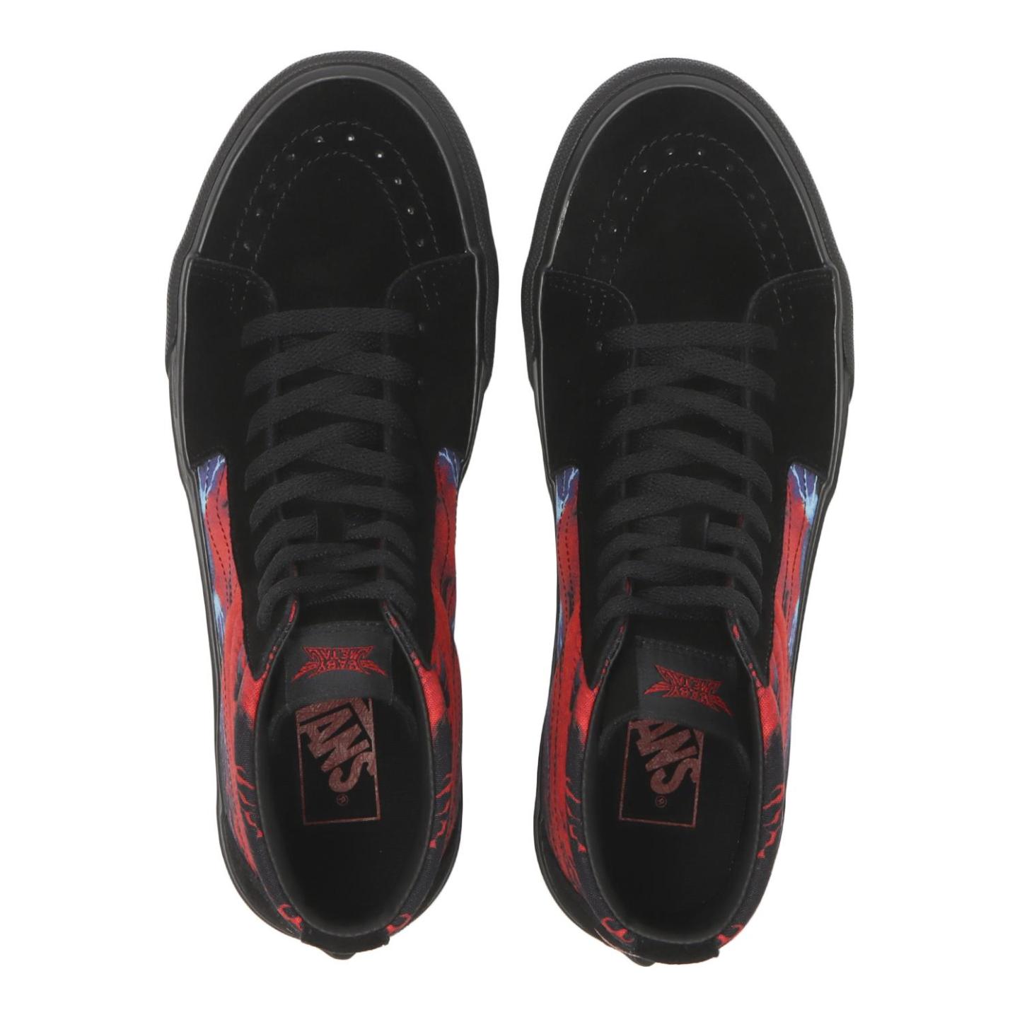 【VANS】 ヴァンズ SK8-HI スケートハイ V38CF BABYMETAL BLACK/RED BLACK/RED
