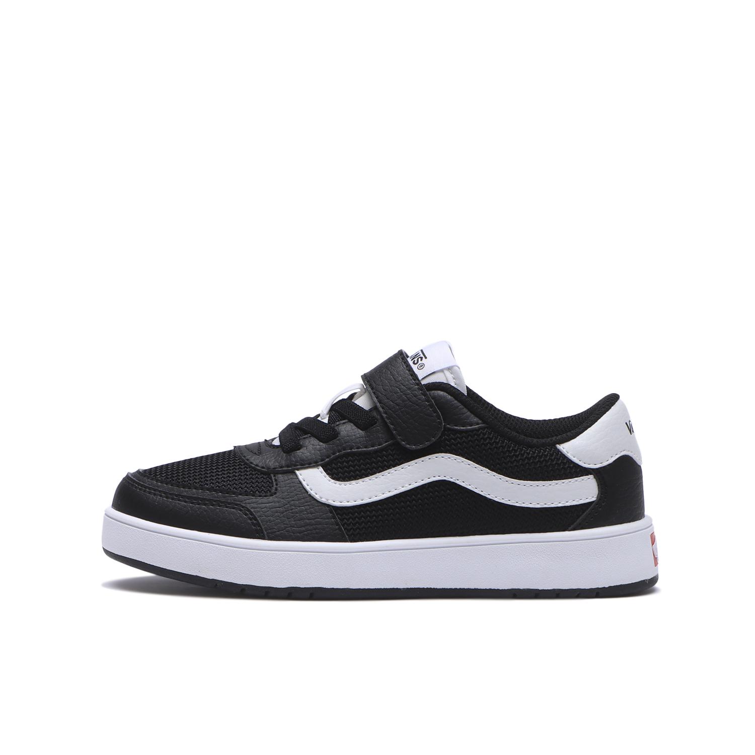 キッズ 【VANS】 ヴァンズ 17-22 BRAVO ブラボー V2740K MS BLACK/WHITE BLACK/WHITE