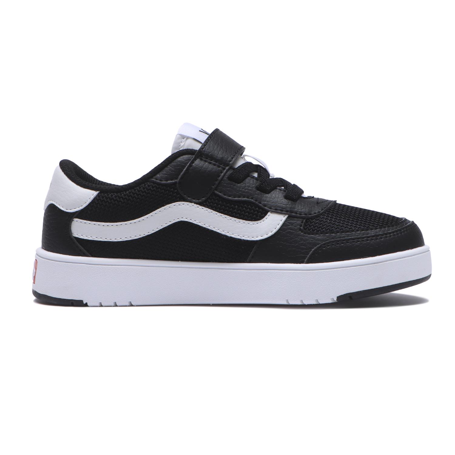 キッズ 【VANS】 ヴァンズ 17-22 BRAVO ブラボー V2740K MS BLACK/WHITE BLACK/WHITE