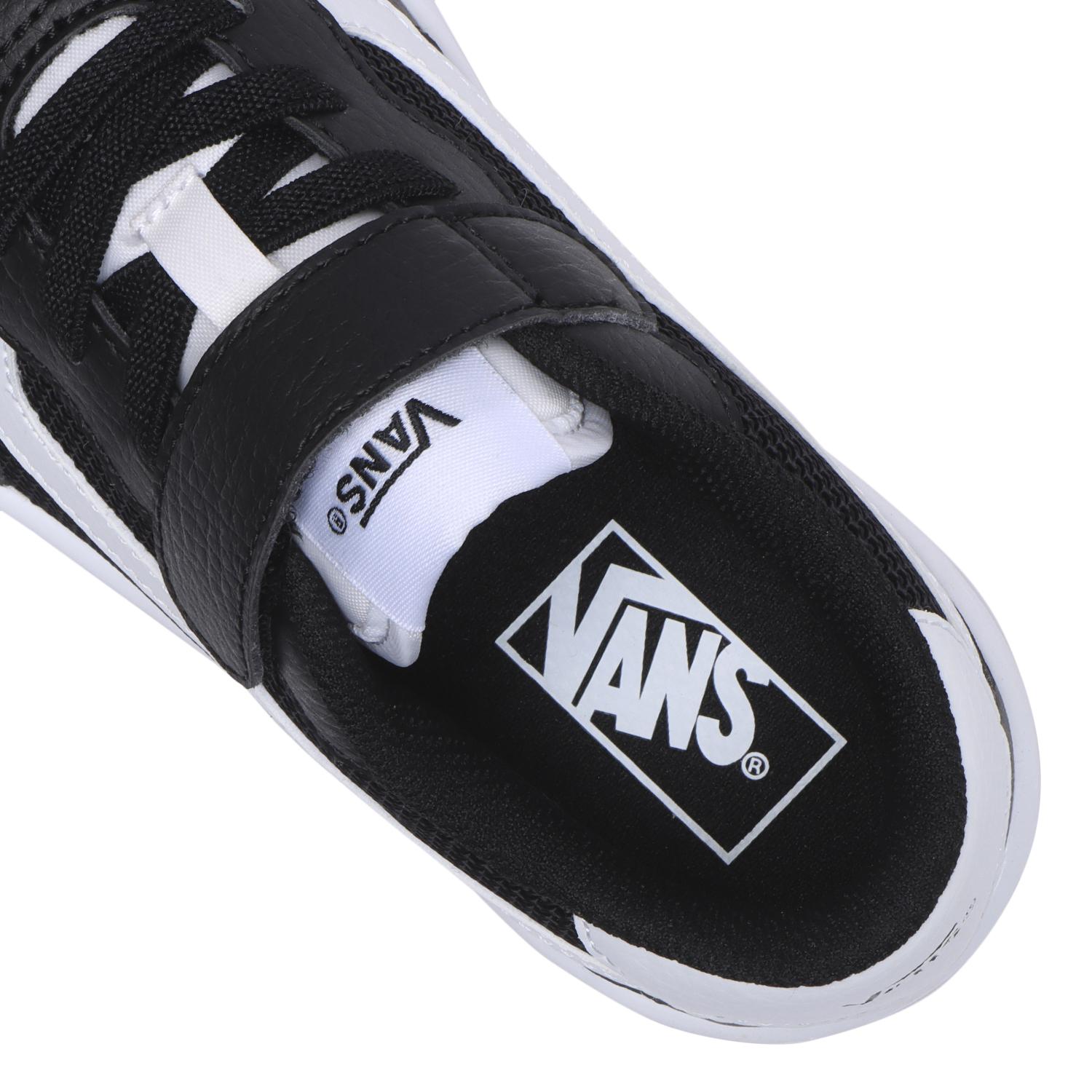 キッズ 【VANS】 ヴァンズ 17-22 BRAVO ブラボー V2740K MS BLACK/WHITE BLACK/WHITE
