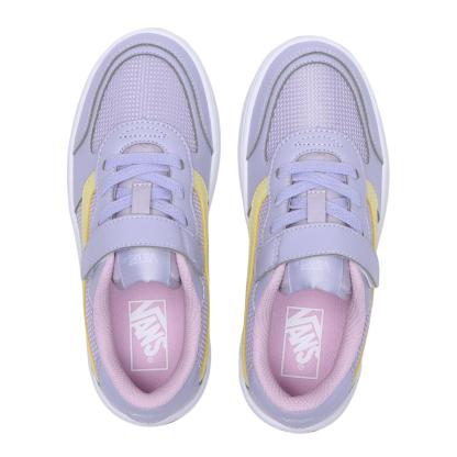 キッズ 【VANS】 ヴァンズ 17-22 BRAVO ブラボー V2740K MS BLACK/WHITE LILAC/LEMON