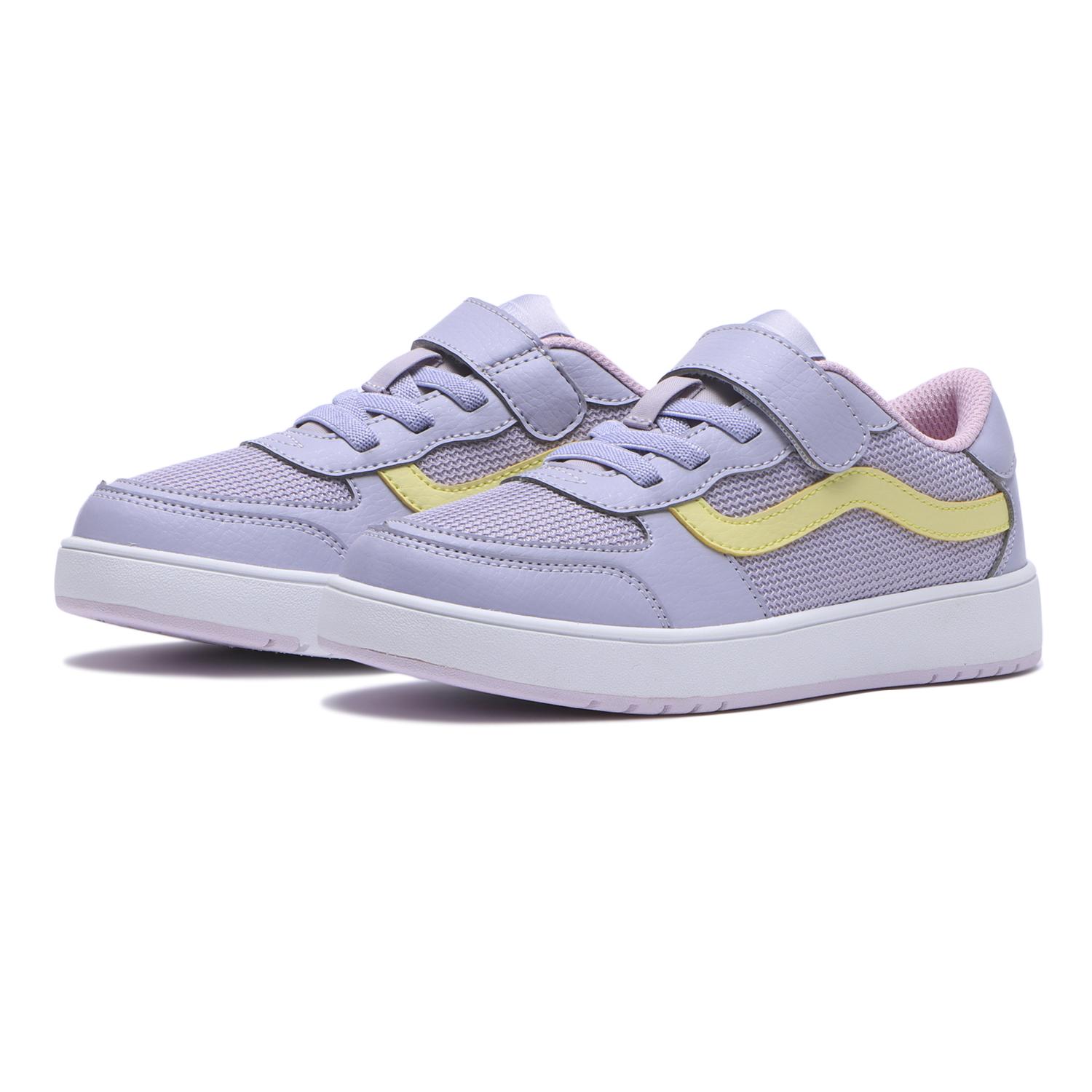 キッズ 【VANS】 ヴァンズ 17-22 BRAVO ブラボー V2740K MS BLACK/WHITE LILAC/LEMON