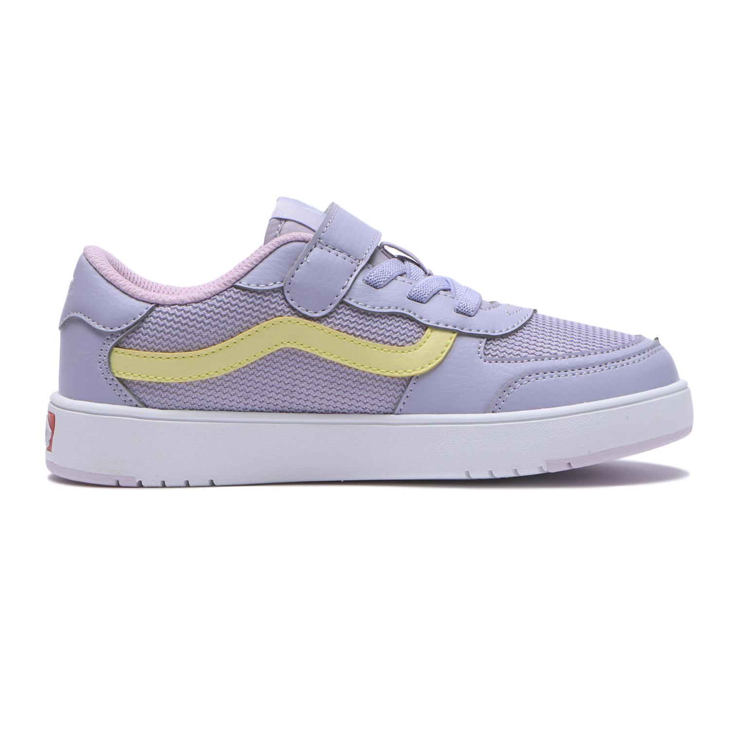 キッズ 【VANS】 ヴァンズ 17-22 BRAVO ブラボー V2740K MS BLACK/WHITE LILAC/LEMON