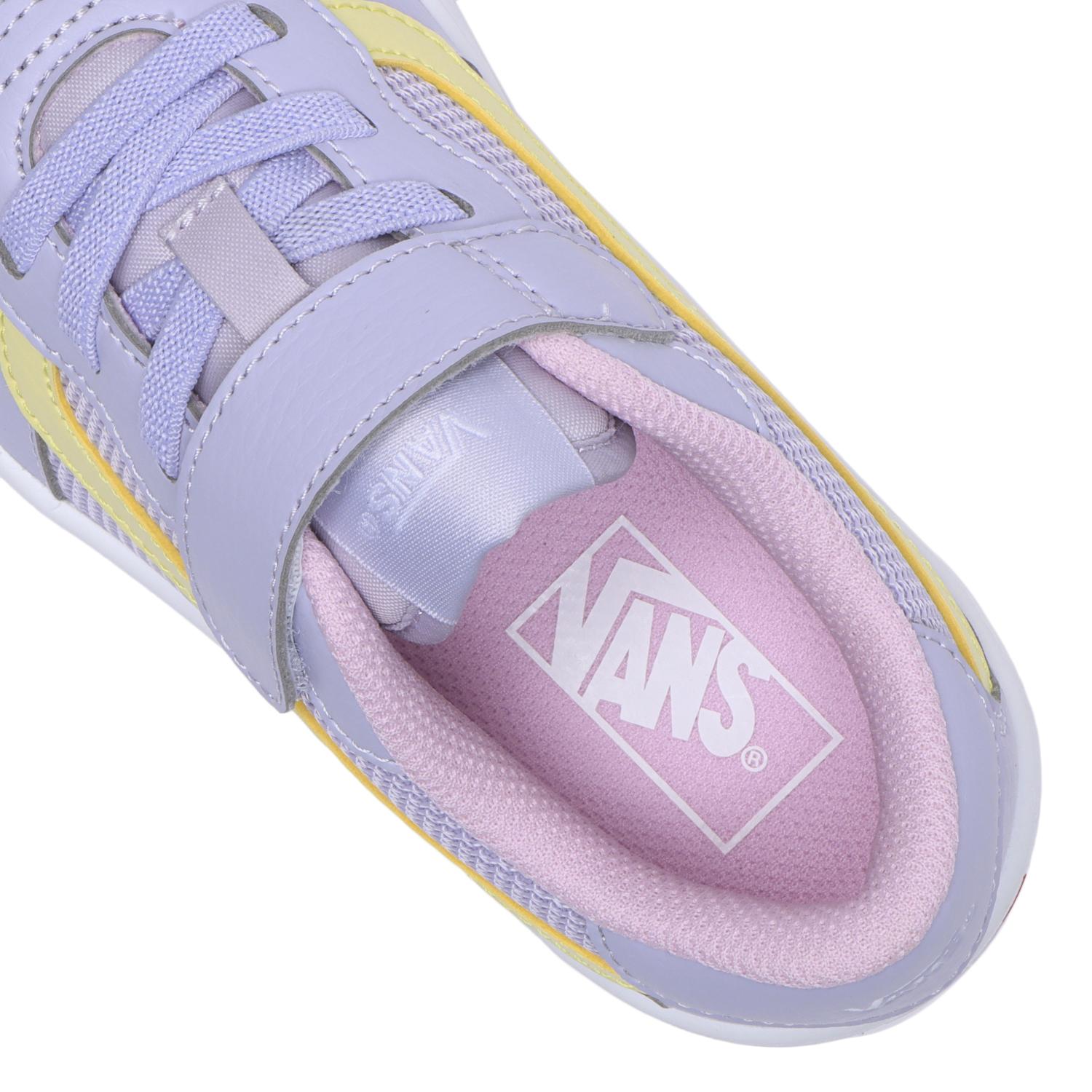 キッズ 【VANS】 ヴァンズ 17-22 BRAVO ブラボー V2740K MS BLACK/WHITE LILAC/LEMON