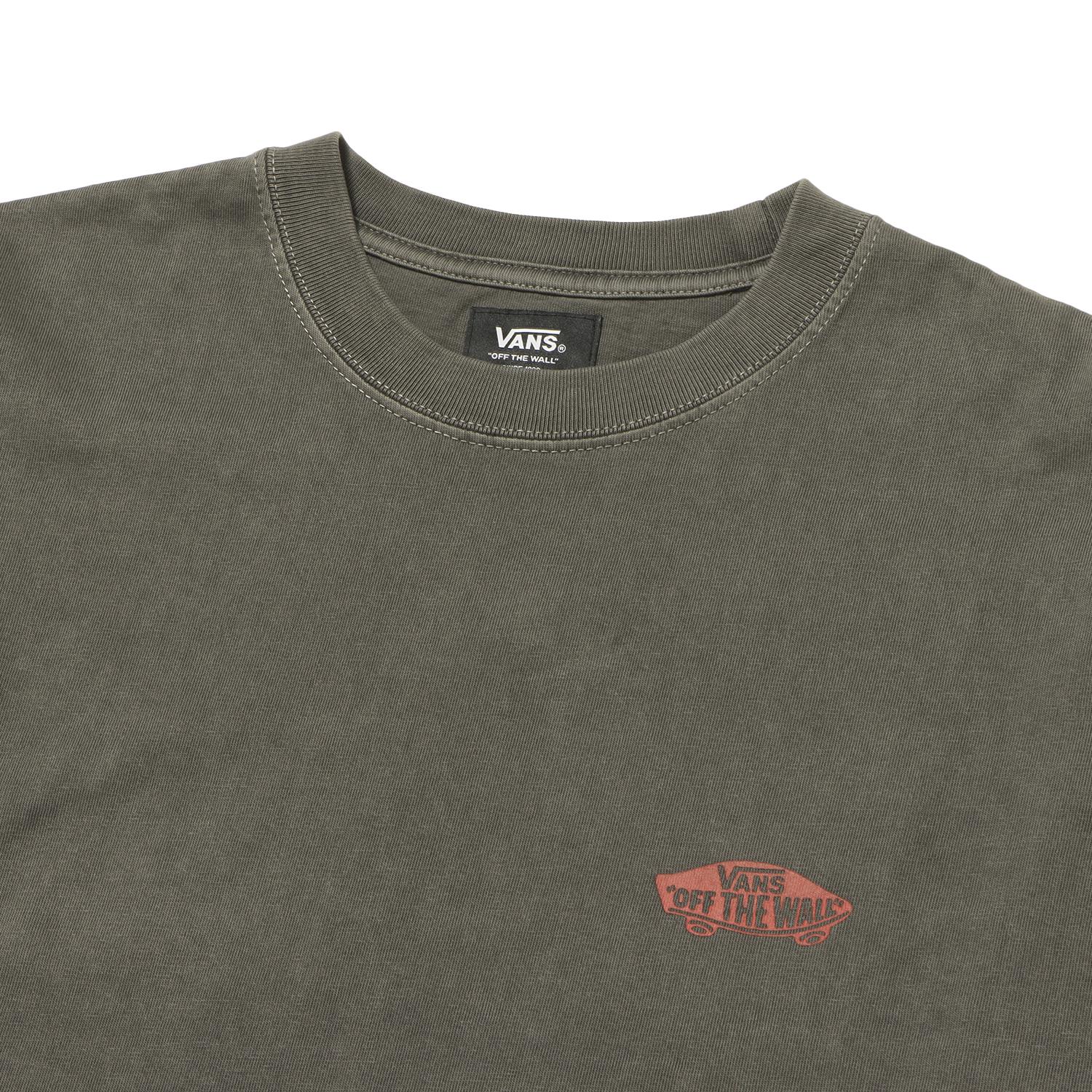 【VANS】 ヴァンズ M(BA)BM Logo Crush L TEE ロングスリーブ 125K1025161 ABC-MART限定 BLACK BLACK