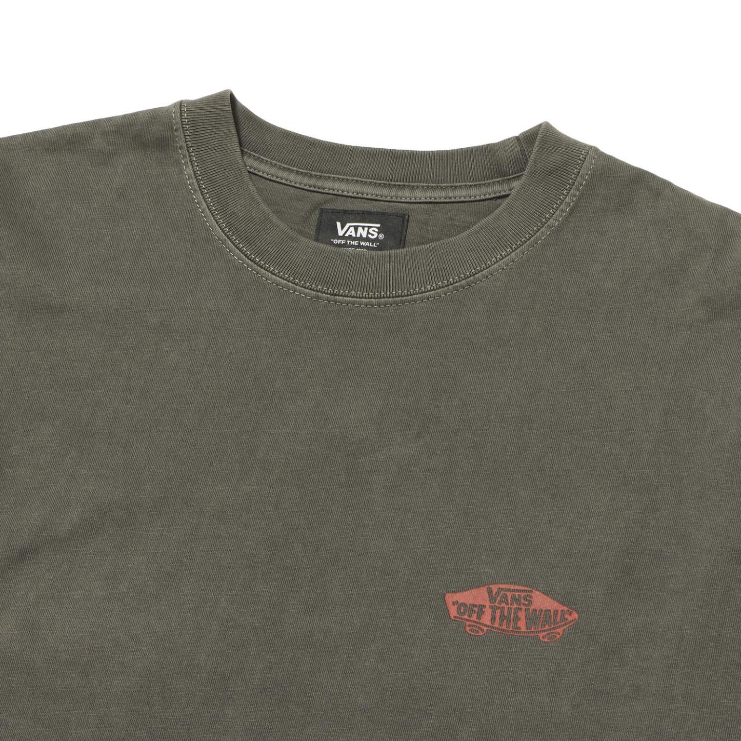 【VANS】 ヴァンズ M(BA)BM Logo Crush L TEE ロングスリーブ 125K1025161 ABC-MART限定 BLACK BLACK