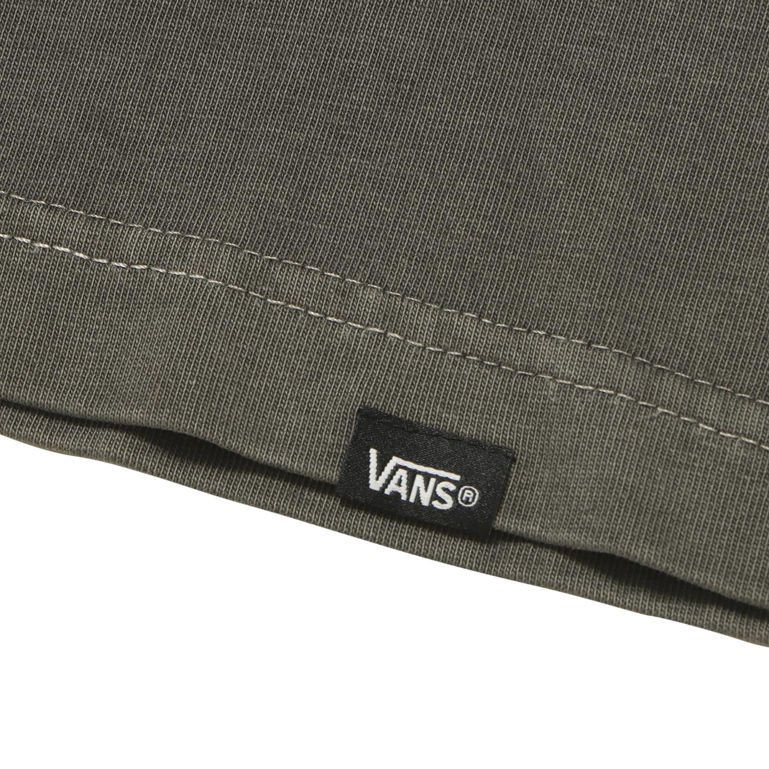 【VANS】 ヴァンズ M(BA)BM Logo Crush L TEE ロングスリーブ 125K1025161 ABC-MART限定 BLACK BLACK