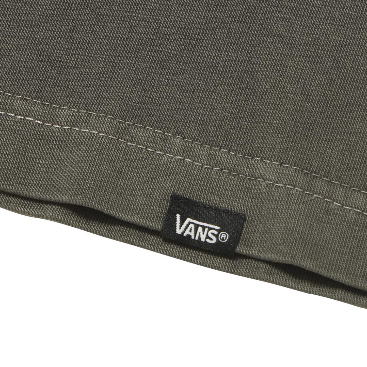【VANS】 ヴァンズ M(BA)BM Logo Crush L TEE ロングスリーブ 125K1025161 ABC-MART限定 BLACK BLACK