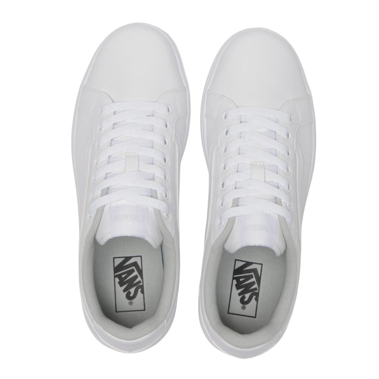 【VANS】 ヴァンズ SURFACE サーフェイス V2129 R WHITE/BLACK WHITE/WHITE