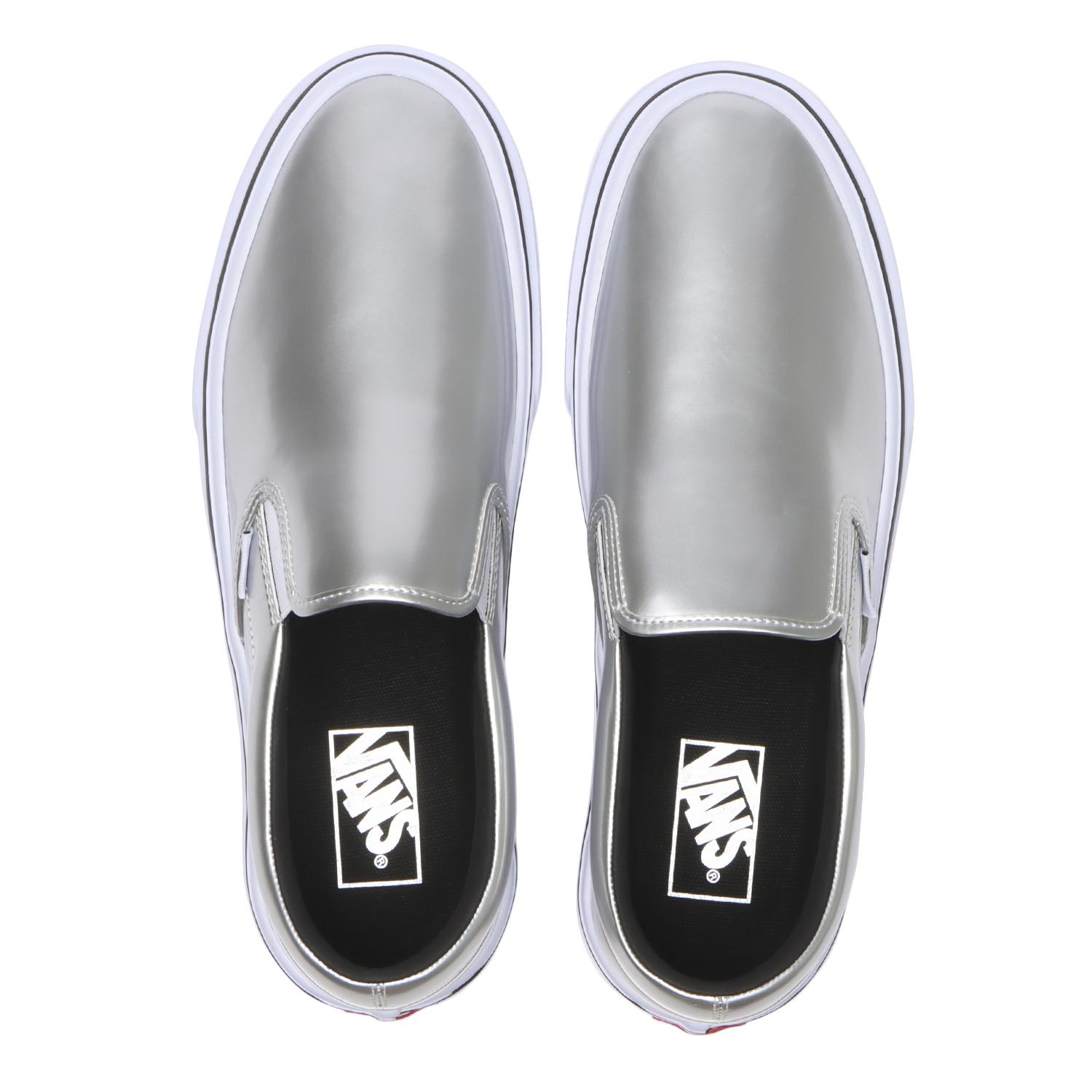 【VANS】 ヴァンズ SLIP ON LITE スリッポンライト V98 LITE SHY SILVER/WHITE SILVER/WHITE