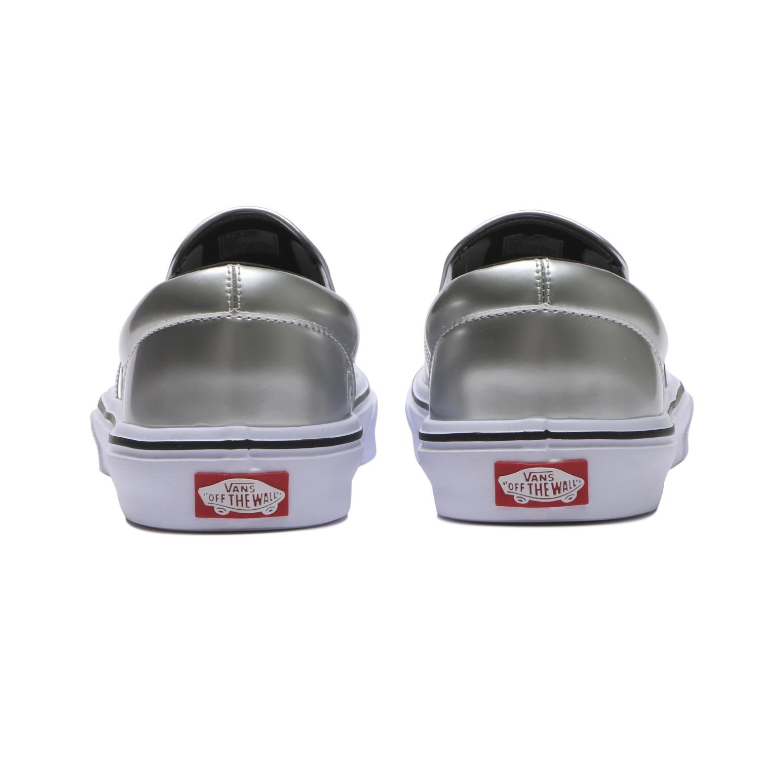 【VANS】 ヴァンズ SLIP ON LITE スリッポンライト V98 LITE SHY SILVER/WHITE SILVER/WHITE