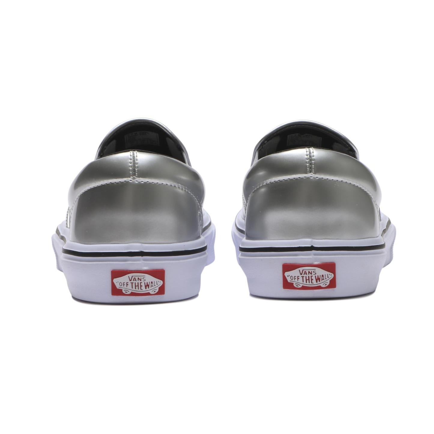 【VANS】 ヴァンズ SLIP ON LITE スリッポンライト V98 LITE SHY SILVER/WHITE SILVER/WHITE