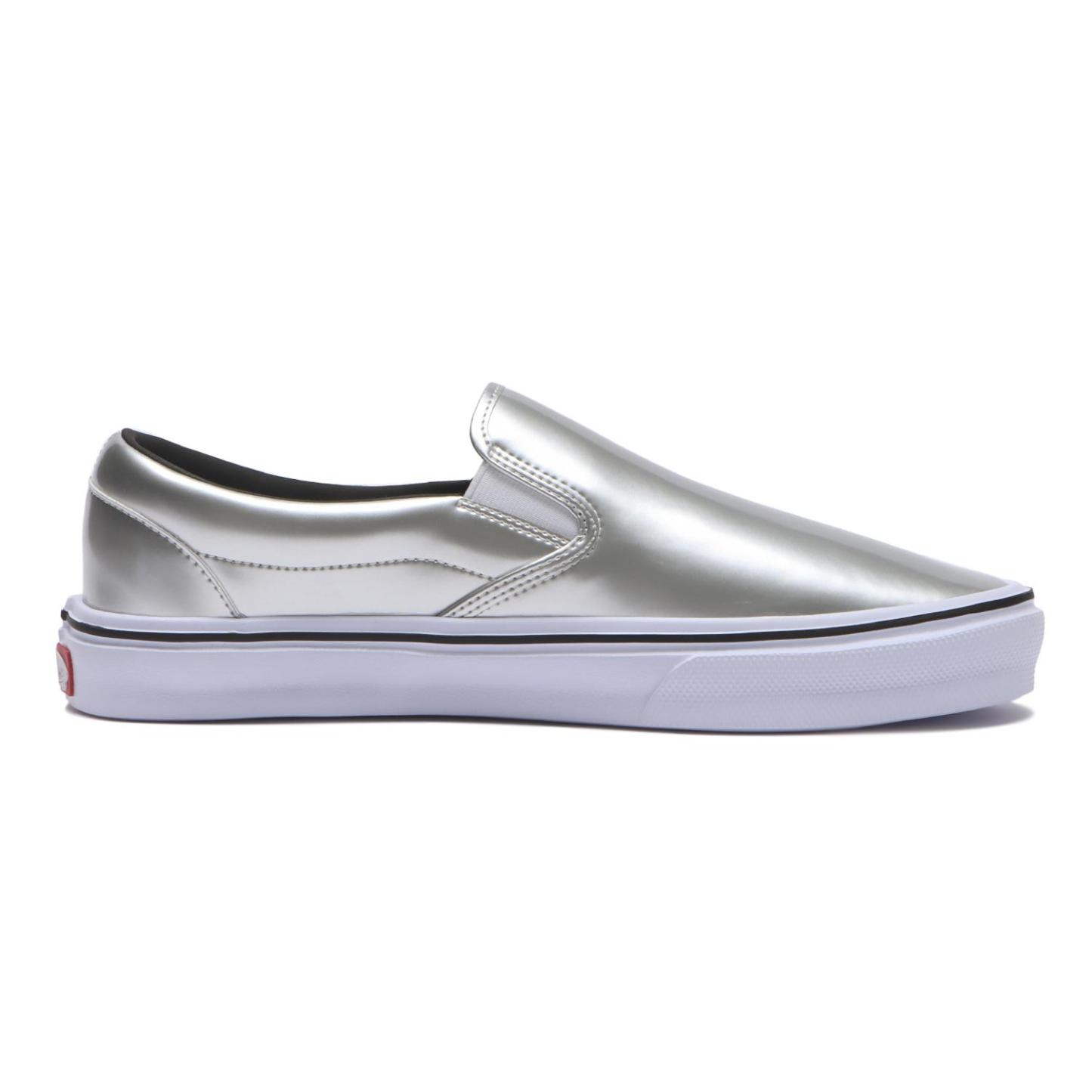 【VANS】 ヴァンズ SLIP ON LITE スリッポンライト V98 LITE SHY SILVER/WHITE SILVER/WHITE