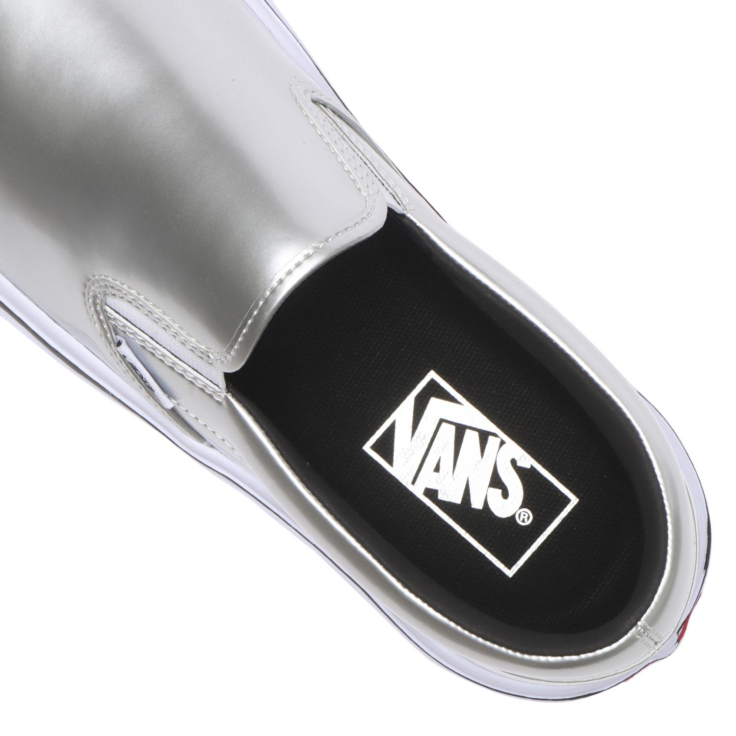 【VANS】 ヴァンズ SLIP ON LITE スリッポンライト V98 LITE SHY SILVER/WHITE SILVER/WHITE
