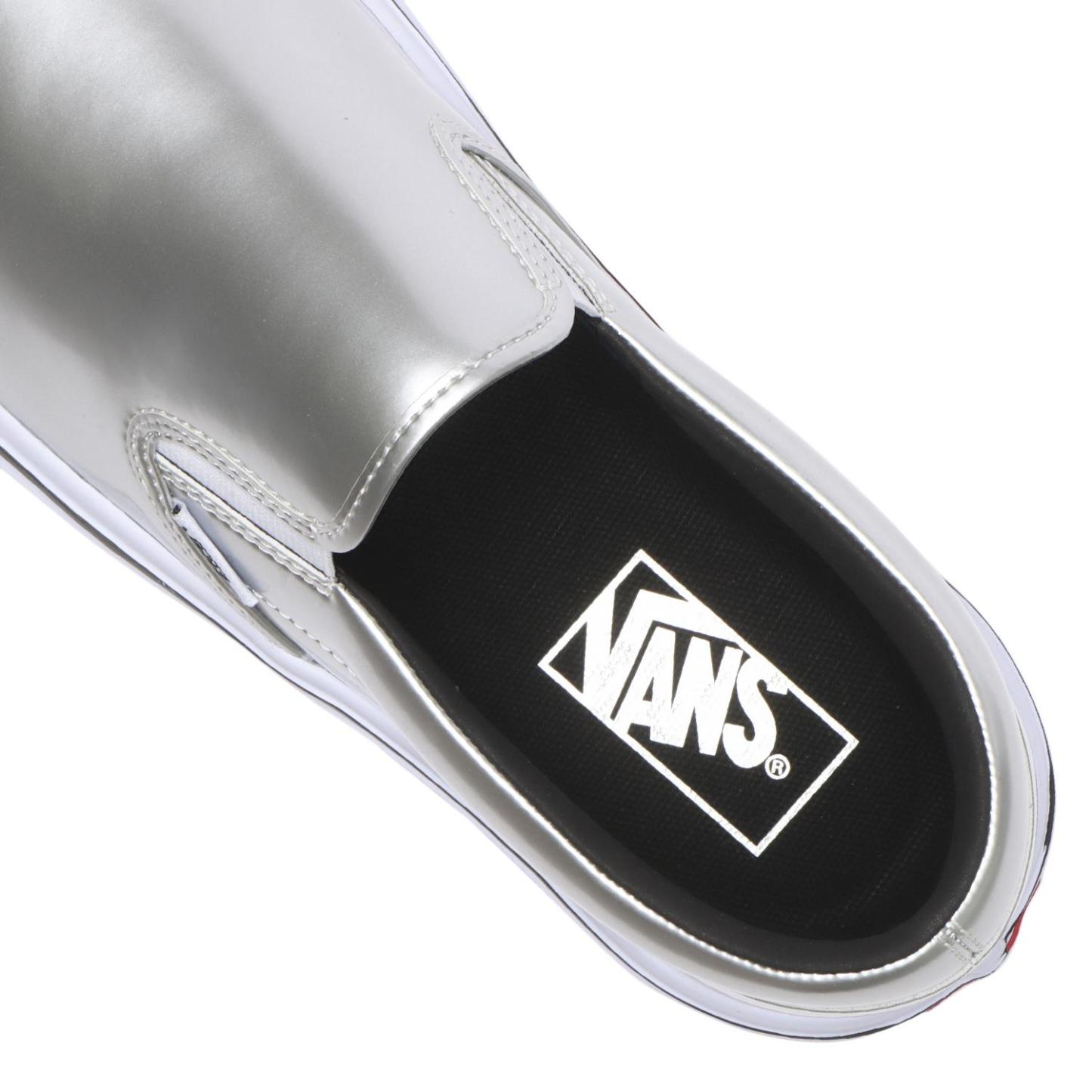 【VANS】 ヴァンズ SLIP ON LITE スリッポンライト V98 LITE SHY SILVER/WHITE SILVER/WHITE