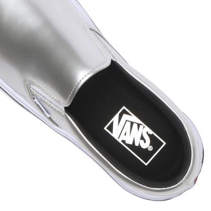【VANS】 ヴァンズ SLIP ON LITE スリッポンライト V98 LITE SHY SILVER/WHITE SILVER/WHITE