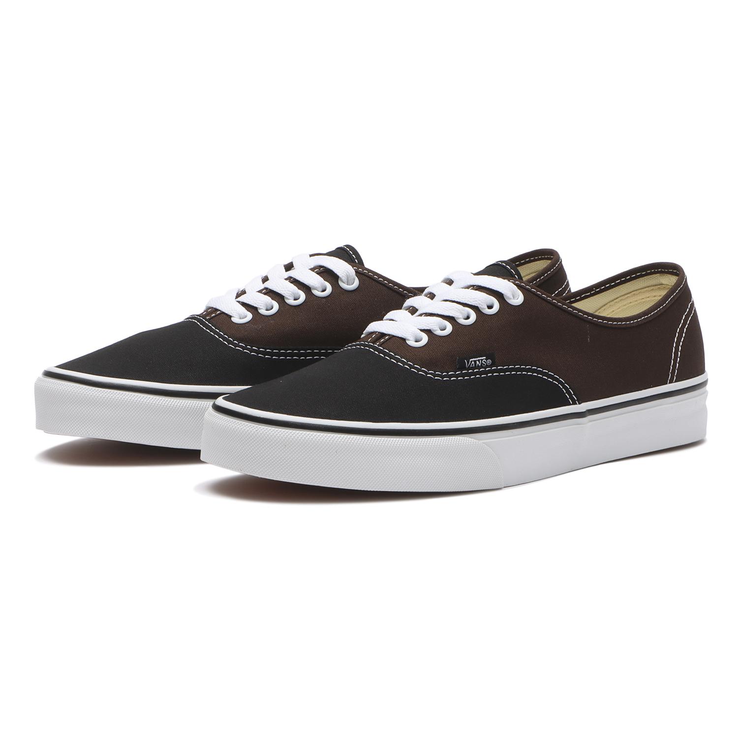 【VANS】 ヴァンズ AUTHENTIC オーセンティック VN000D7YYS8 *2-TONE BLK/BRN *2-TONE BLK/BRN
