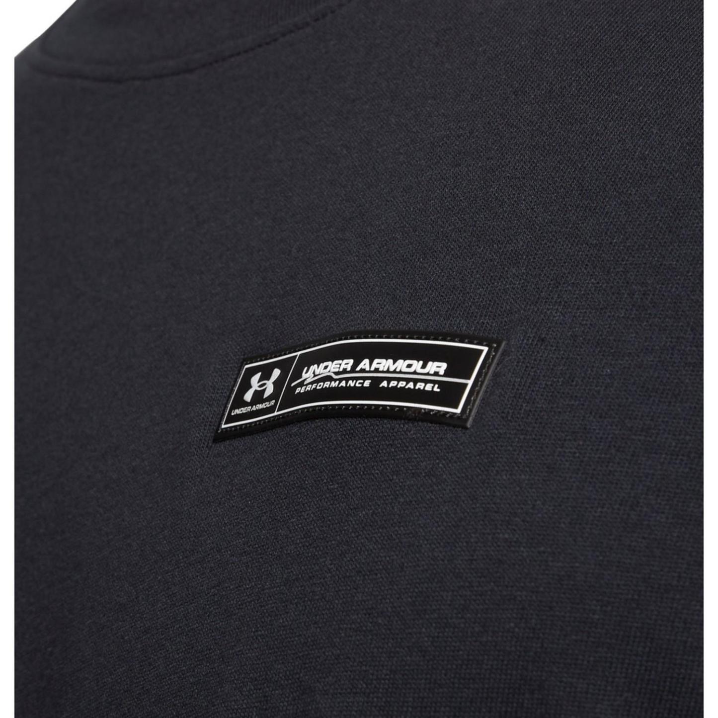 【UNDER ARMOUR】 アンダーアーマー M UA HW ARMOUR LABEL SS T ショートスリーブ 1382831 001BLK/BLK/BLK 001BLK/BLK/BLK