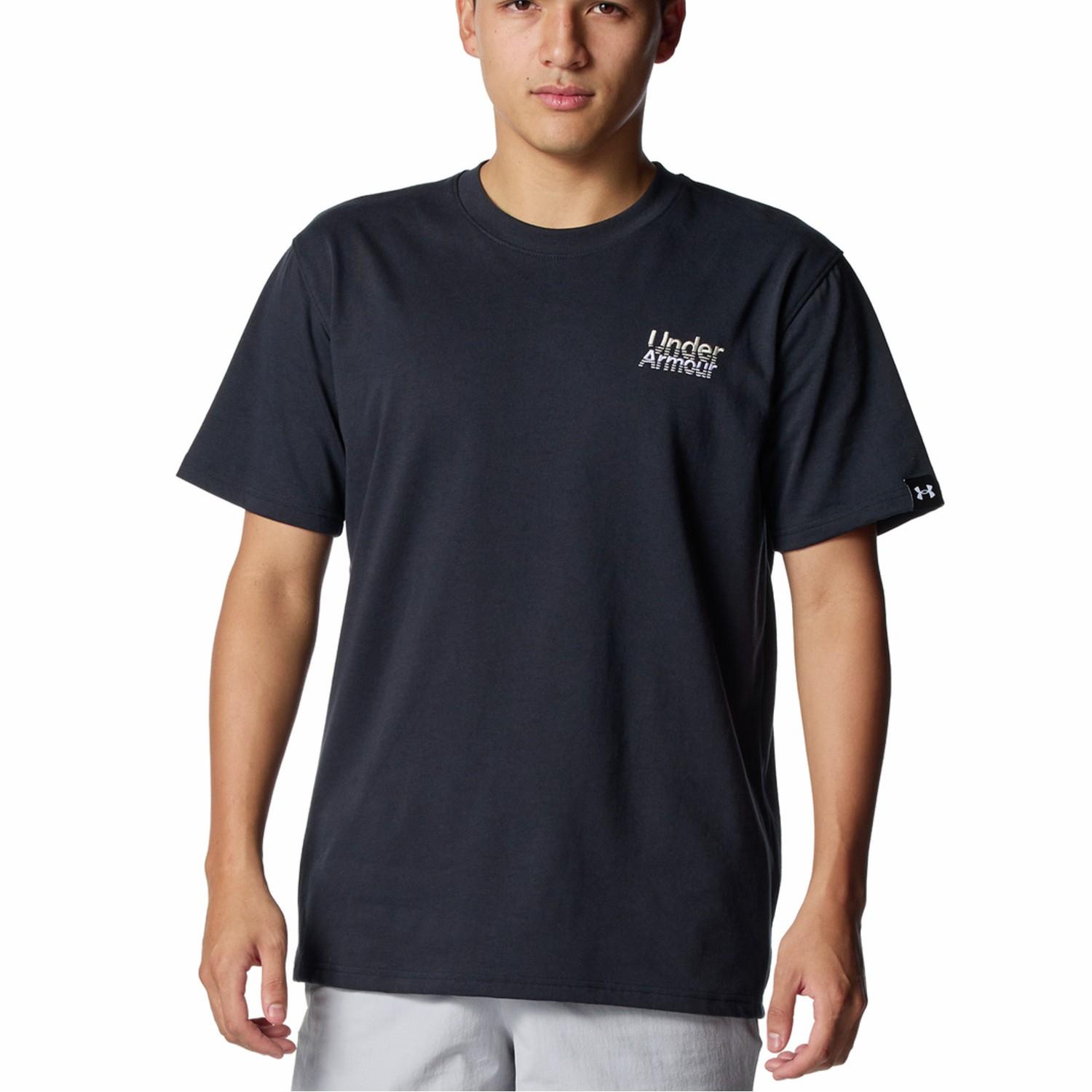 【UNDER ARMOUR】 アンダーアーマー M UA HW GRAPHIC SHORT SLEEVE T ショートスリーブ 6012637 001BLK 001BLK