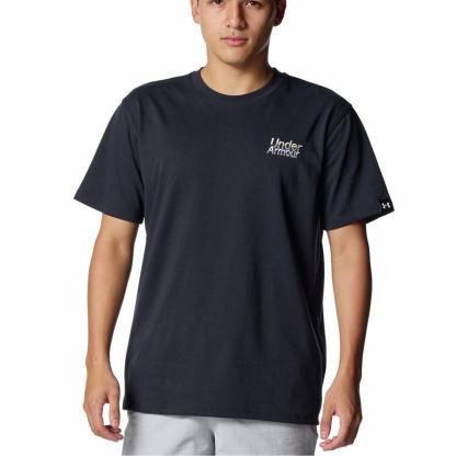 【UNDER ARMOUR】 アンダーアーマー M UA HW GRAPHIC SHORT SLEEVE T ショートスリーブ 6012637 001BLK 001BLK