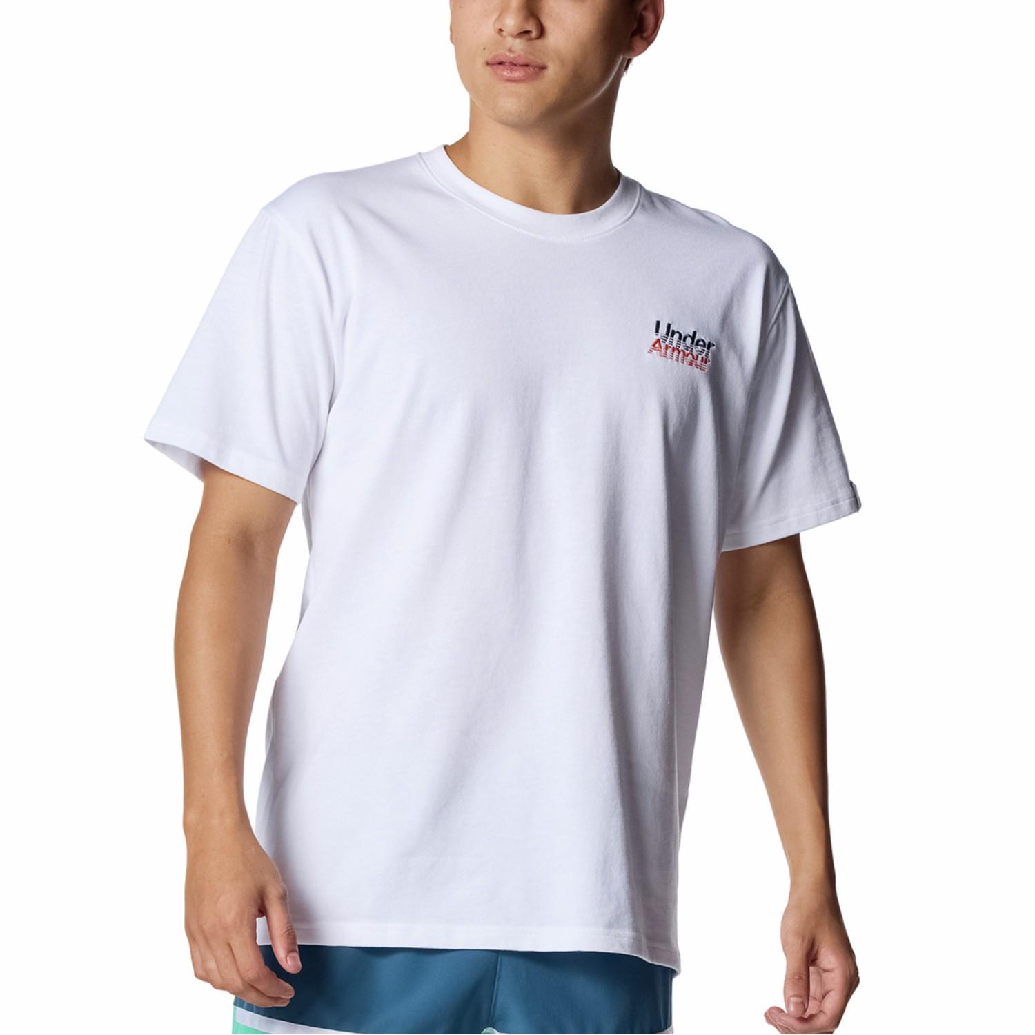 【UNDER ARMOUR】 アンダーアーマー M UA HW GRAPHIC SHORT SLEEVE T ショートスリーブ 6012637 001BLK 100WHT