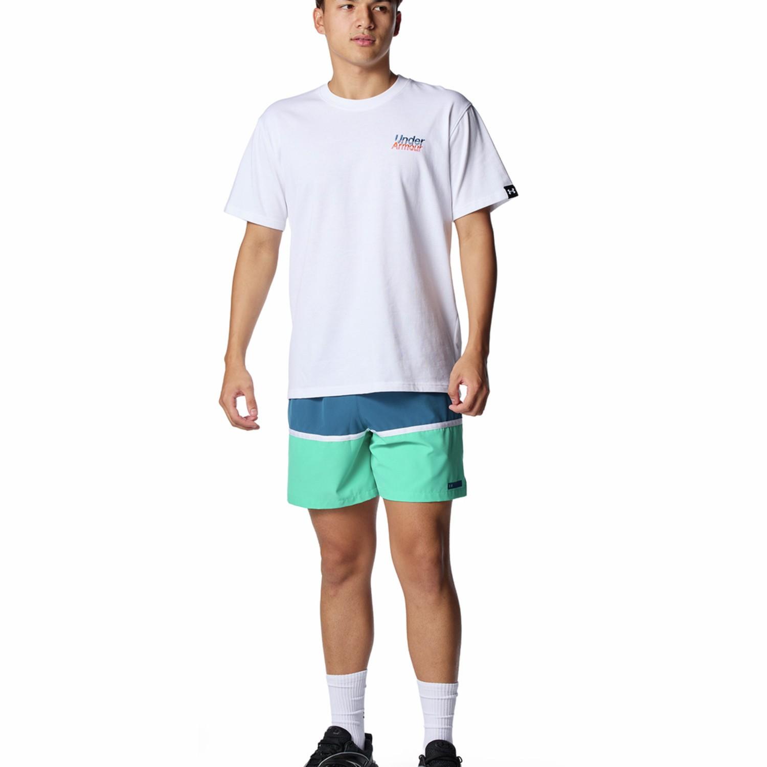 【UNDER ARMOUR】 アンダーアーマー M UA HW GRAPHIC SHORT SLEEVE T ショートスリーブ 6012637 001BLK 100WHT