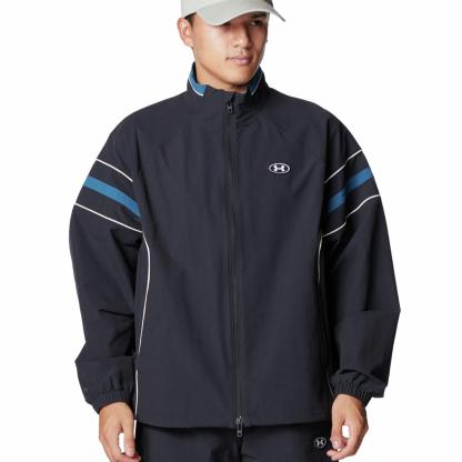 【UNDER ARMOURウェア】 アンダーアーマーウェア M UA NYLON TRACK JACKET ジャケット 6012645 011MGA 001BLK
