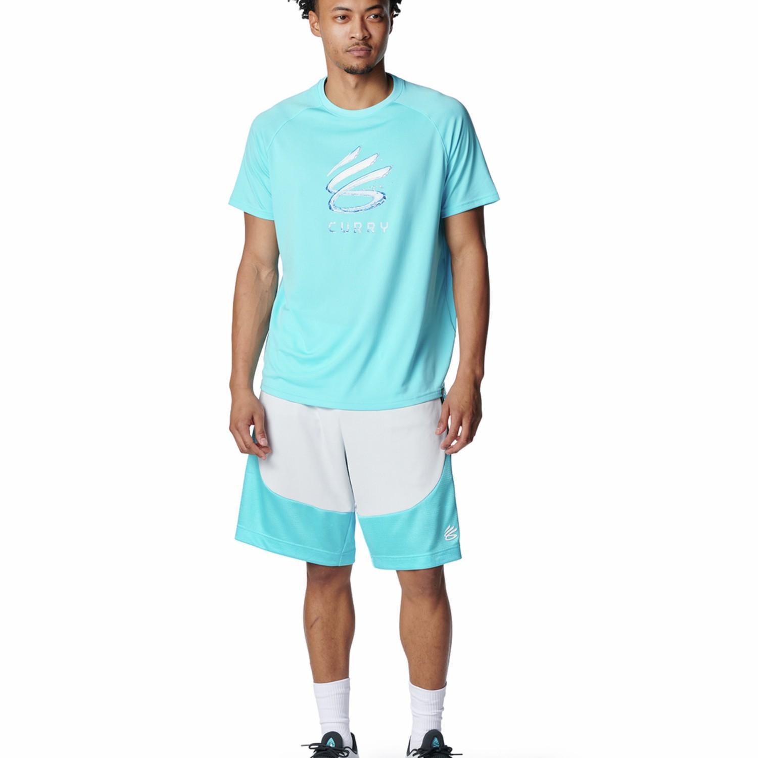 【UNDER ARMOURウェア】 アンダーアーマーウェア M CURRY SPLASH SHORTS ショートパンツ 6009771 024DSG/FCB/WHT 024DSG/FCB/WHT