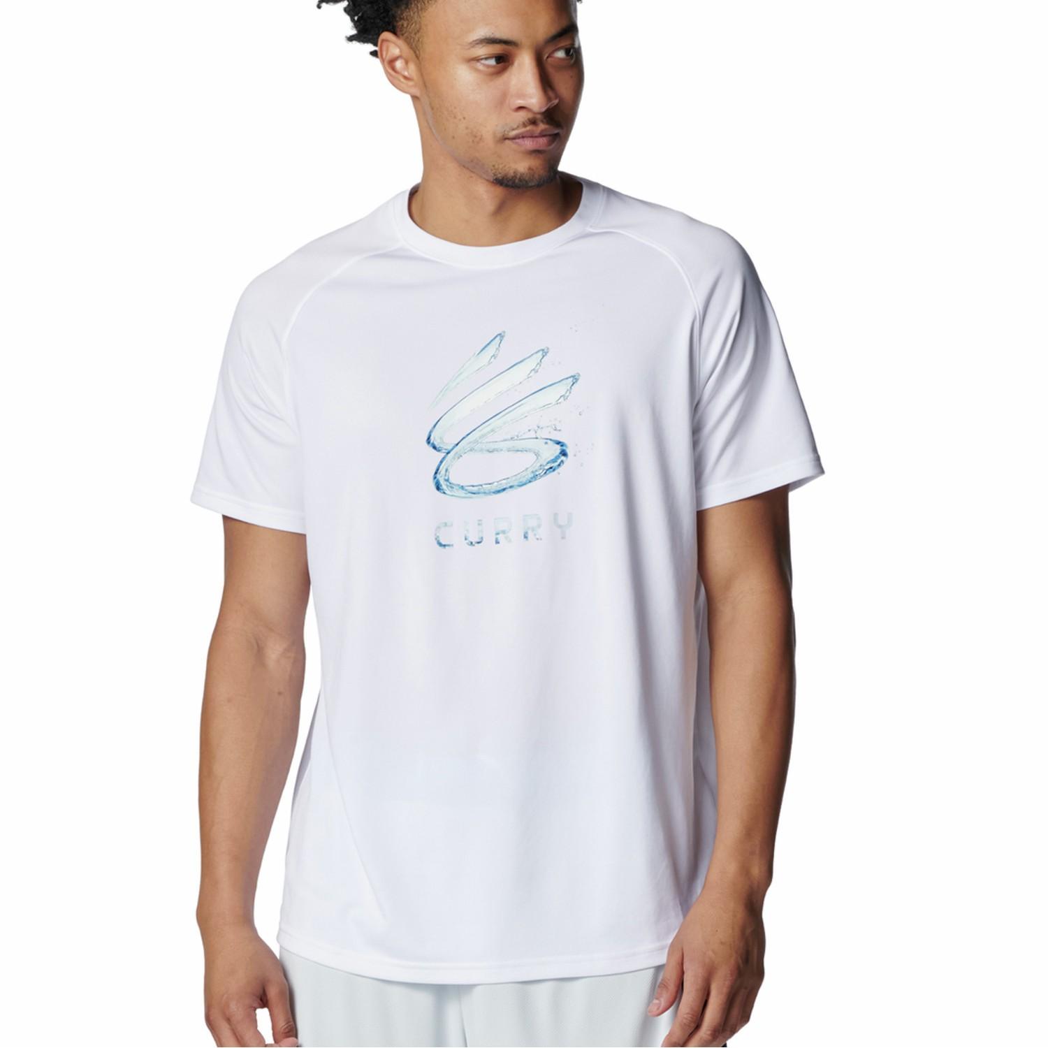 【UNDER ARMOURウェア】 アンダーアーマーウェア M CURRY TECH GRAPHIC SS T ショートスリーブ 6012511 100WHT 100WHT