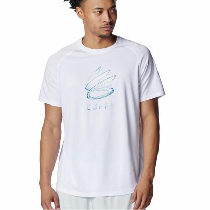 【UNDER ARMOURウェア】 アンダーアーマーウェア M CURRY TECH GRAPHIC SS T ショートスリーブ 6012511 100WHT 100WHT
