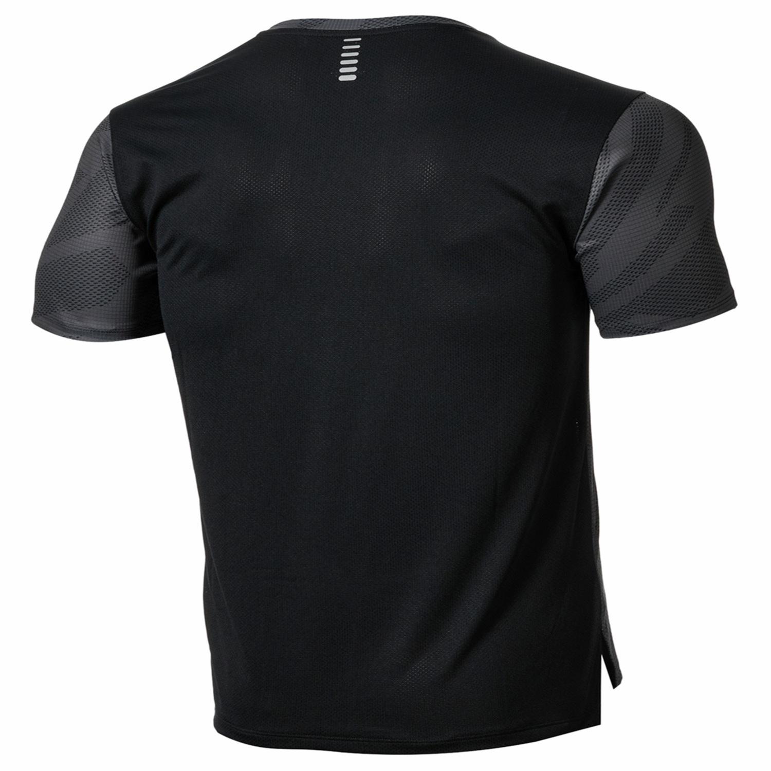 【UNDER ARMOURウェア】 アンダーアーマーウェア M UA SPEED STRIDE PRINTED SS T ショートスリーブ 6012737 001BLK 001BLK