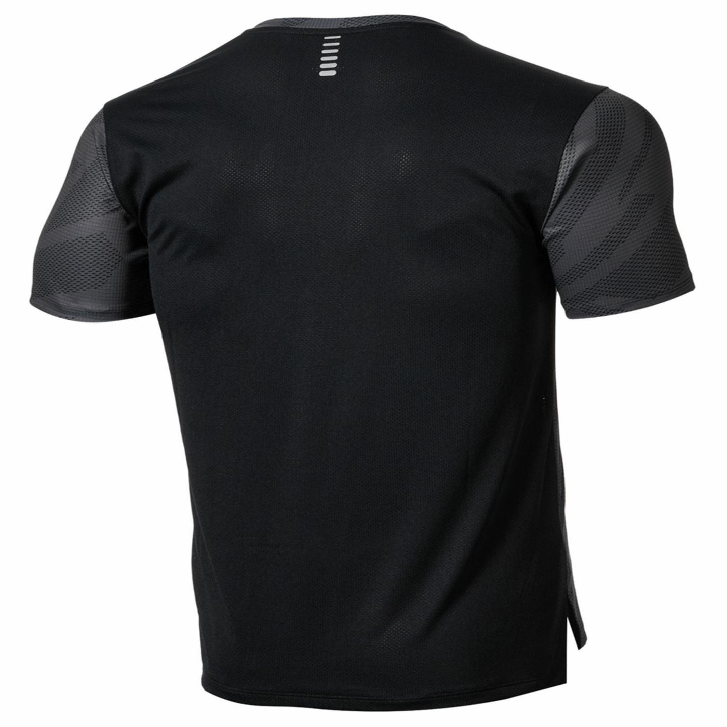 【UNDER ARMOURウェア】 アンダーアーマーウェア M UA SPEED STRIDE PRINTED SS T ショートスリーブ 6012737 001BLK 001BLK