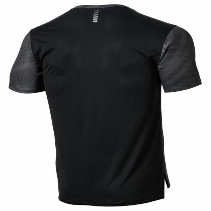【UNDER ARMOURウェア】 アンダーアーマーウェア M UA SPEED STRIDE PRINTED SS T ショートスリーブ 6012737 001BLK 001BLK