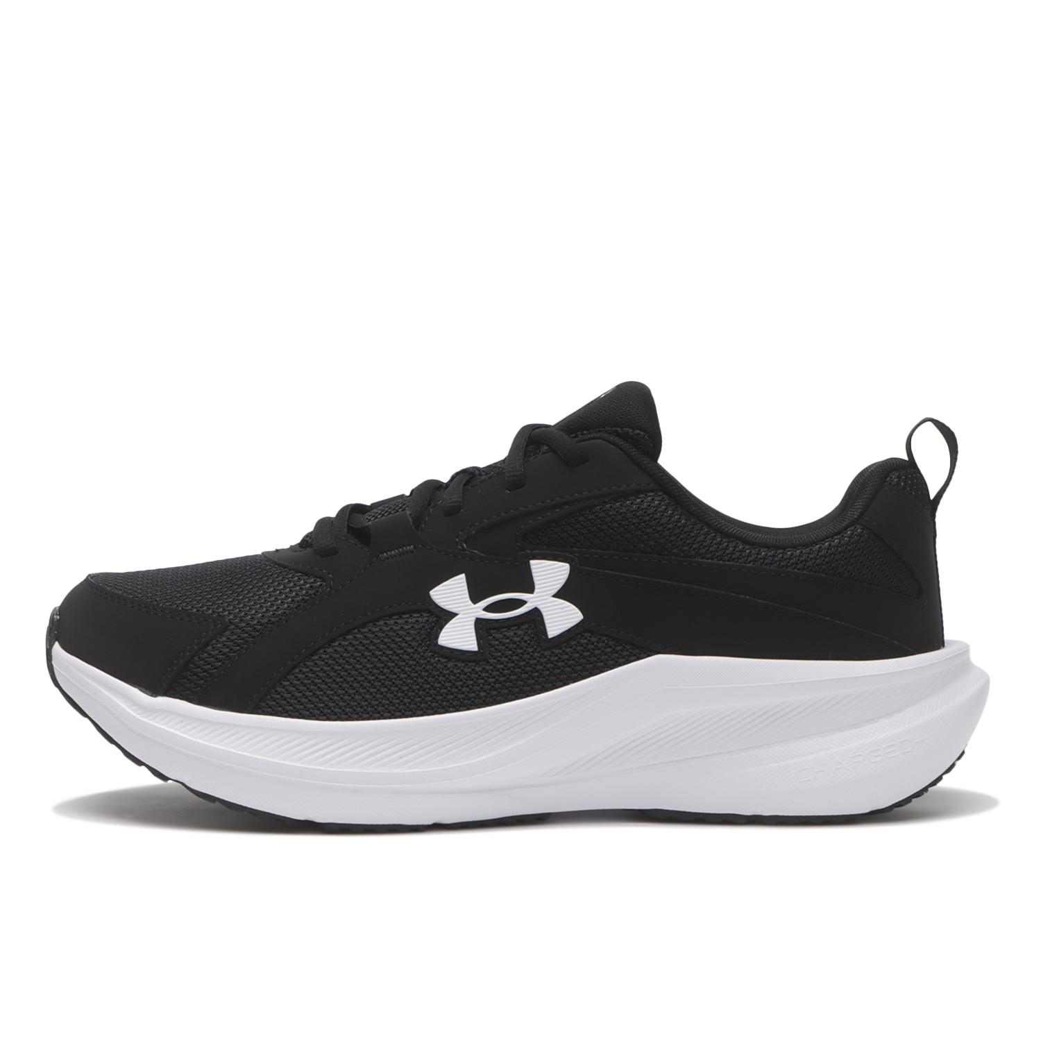 【UNDER ARMOUR】 アンダーアーマー M UA ASSERT 11 EXTRA WIDE SYN アサート11エクストラワイド 6013268 002BLK/BLK/BLK 001BLK/BLK/WHT