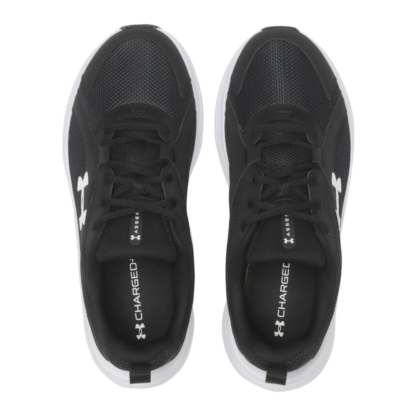 【UNDER ARMOUR】 アンダーアーマー M UA ASSERT 11 EXTRA WIDE SYN アサート11エクストラワイド 6013268 002BLK/BLK/BLK 001BLK/BLK/WHT