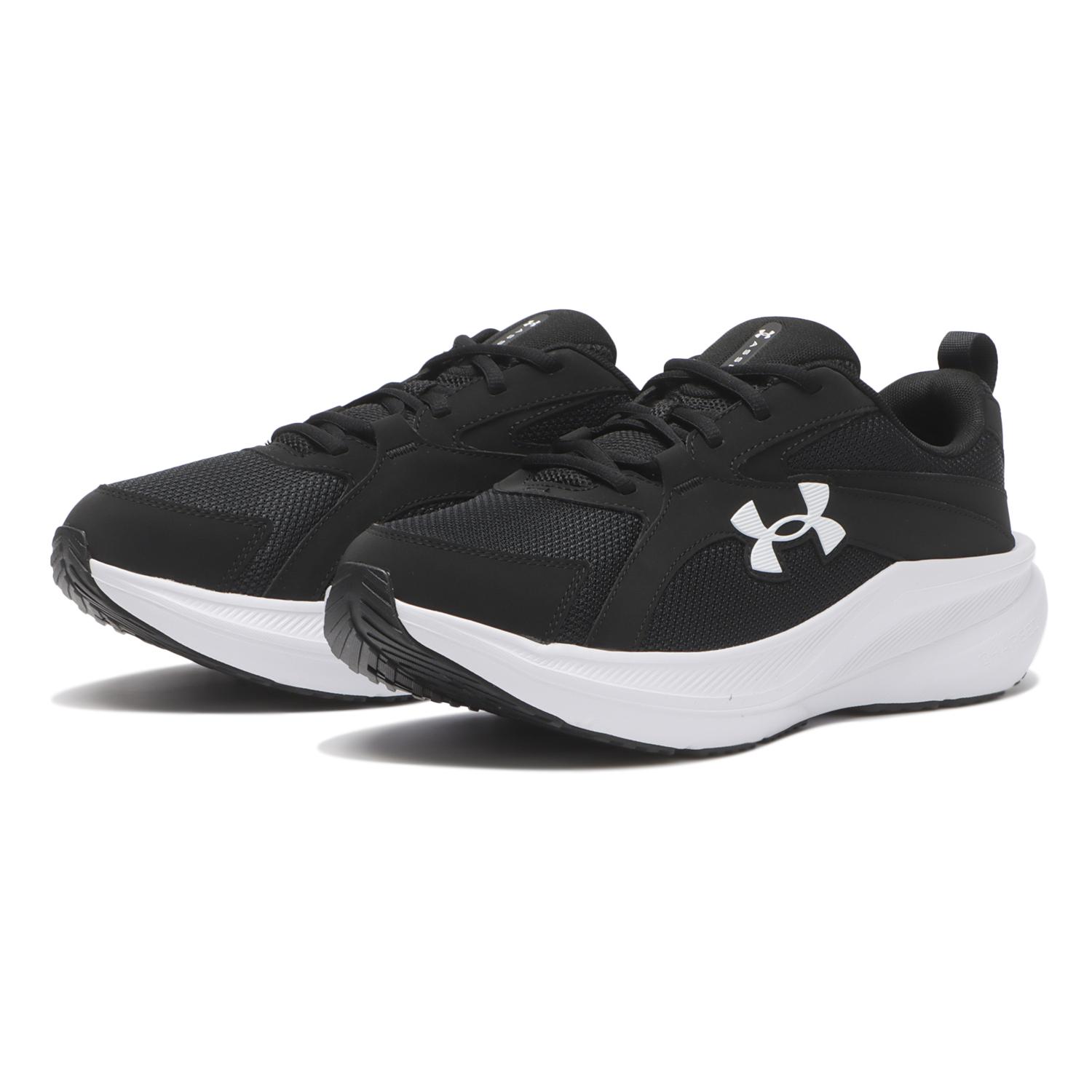【UNDER ARMOUR】 アンダーアーマー M UA ASSERT 11 EXTRA WIDE SYN アサート11エクストラワイド 6013268 002BLK/BLK/BLK 001BLK/BLK/WHT