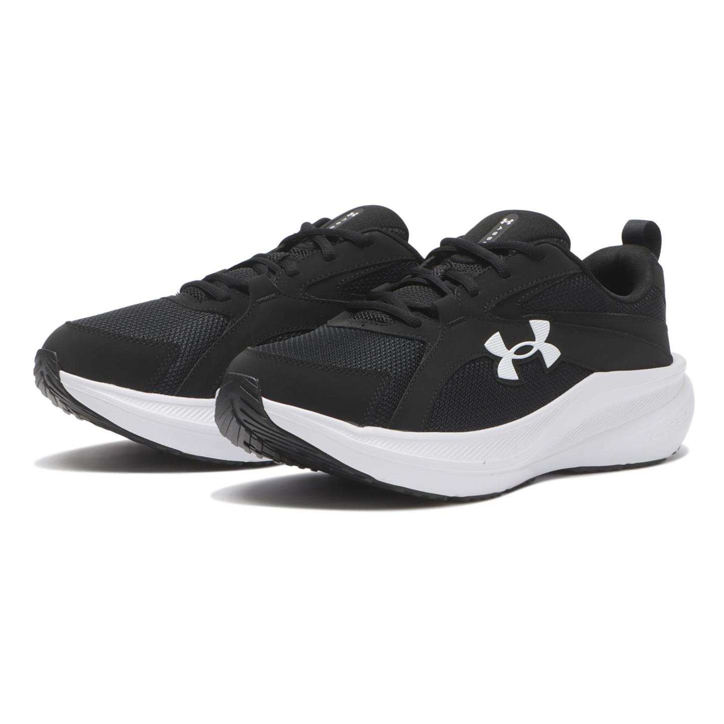 【UNDER ARMOUR】 アンダーアーマー M UA ASSERT 11 EXTRA WIDE SYN アサート11エクストラワイド 6013268 002BLK/BLK/BLK 001BLK/BLK/WHT