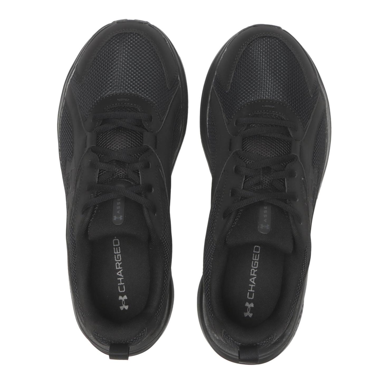 【UNDER ARMOUR】 アンダーアーマー M UA ASSERT 11 EXTRA WIDE SYN アサート11エクストラワイド 6013268 002BLK/BLK/BLK 002BLK/BLK/BLK