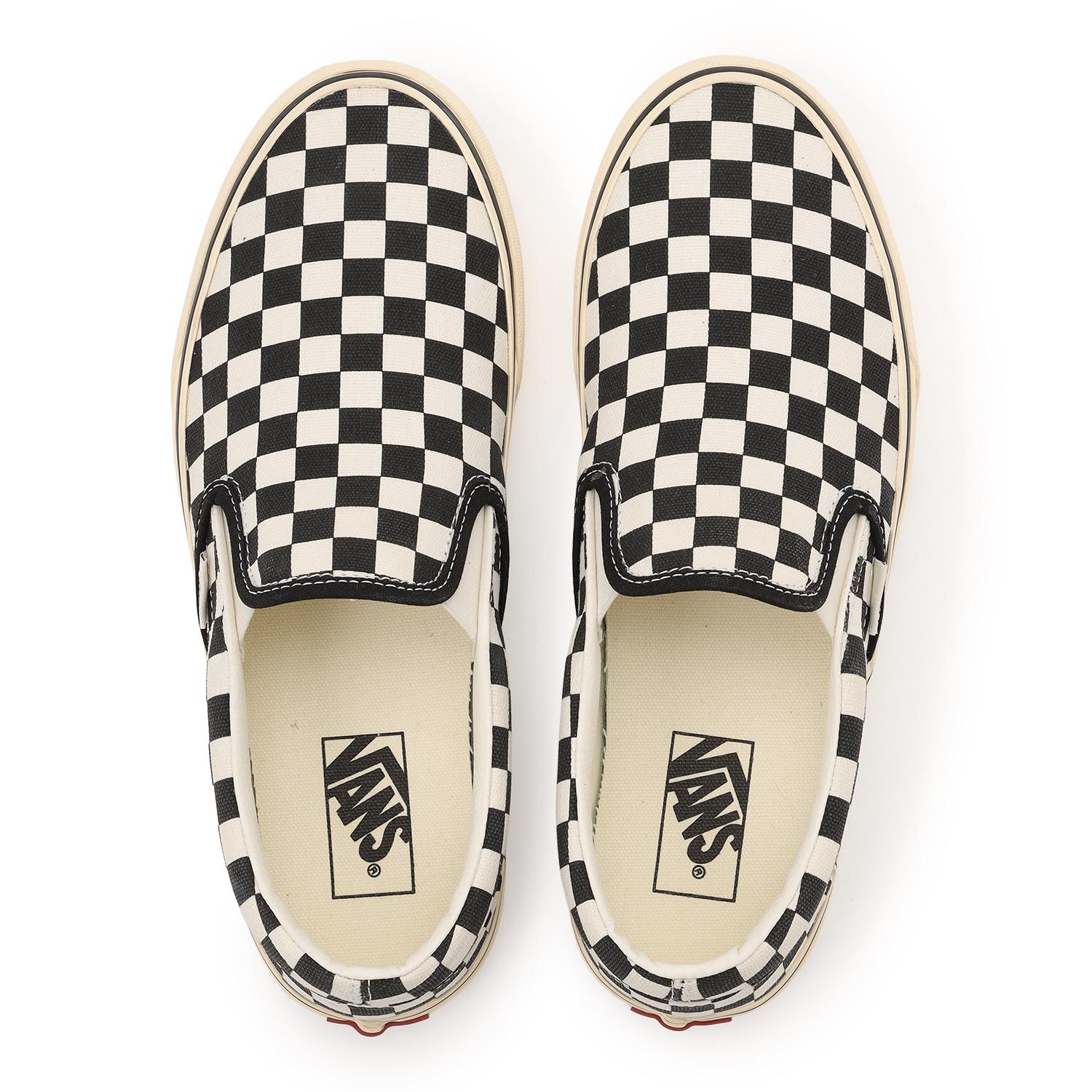 【VANS】 ヴァンズ CLASSIC SLIP-ON スリッポン VN000DAH1KP CHK BLK/MARSHMA CHK BLK/MARSHMA