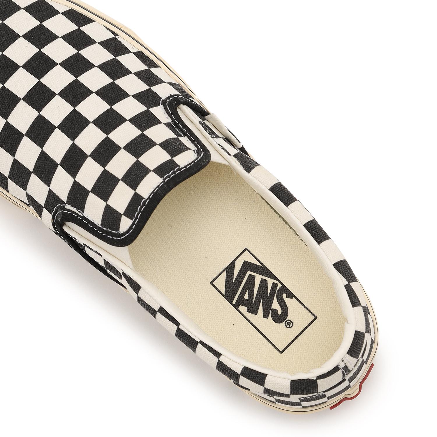 【VANS】 ヴァンズ CLASSIC SLIP-ON スリッポン VN000DAH1KP CHK BLK/MARSHMA CHK BLK/MARSHMA