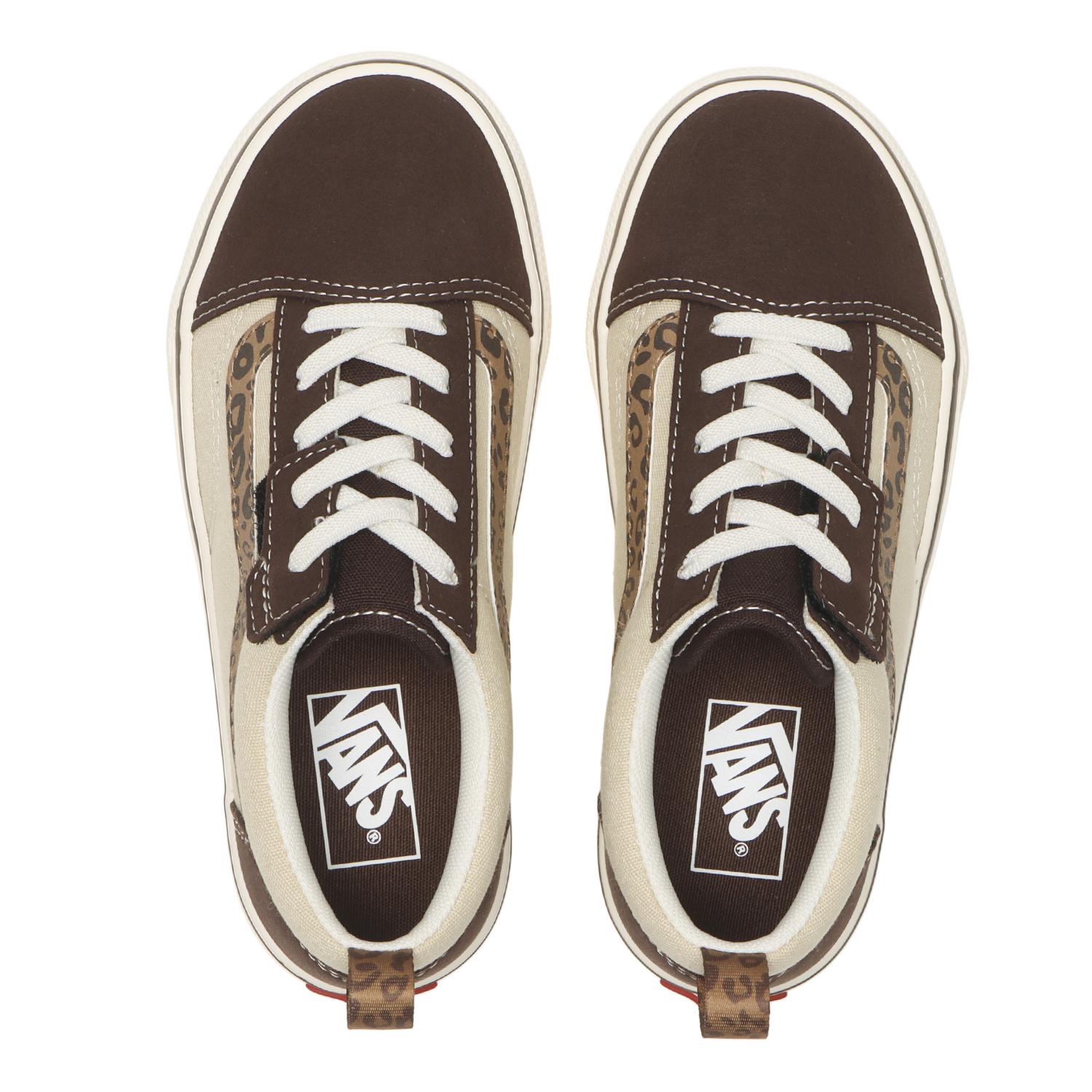キッズ 【VANS】 ヴァンズ 17-22(H)OLD SKOOL オールドスクール V36PS ANIM LEOPARD LEOPARD