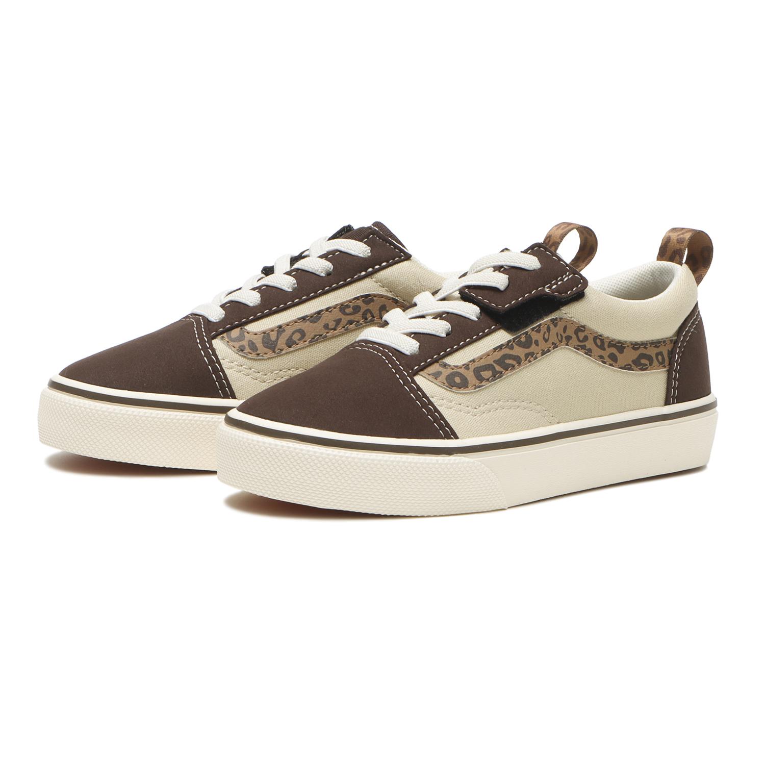 キッズ 【VANS】 ヴァンズ 17-22(H)OLD SKOOL オールドスクール V36PS ANIM LEOPARD LEOPARD