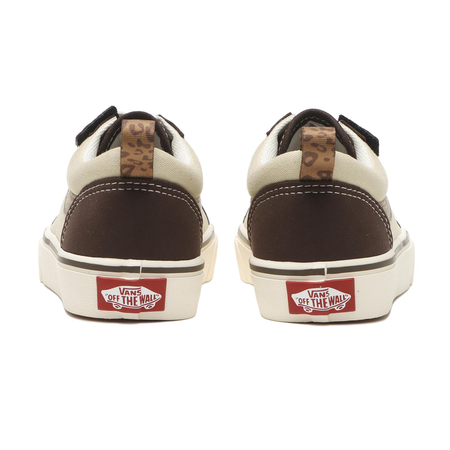 キッズ 【VANS】 ヴァンズ 17-22(H)OLD SKOOL オールドスクール V36PS ANIM LEOPARD LEOPARD