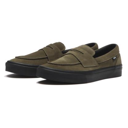 【VANS】 ヴァンズ LOAFER ローファー V296 CHK OLIVE/BLK OLIVE/BLK